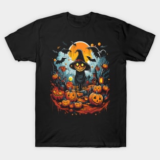 Halloween Pumpkin Scarecrow T-Shirt